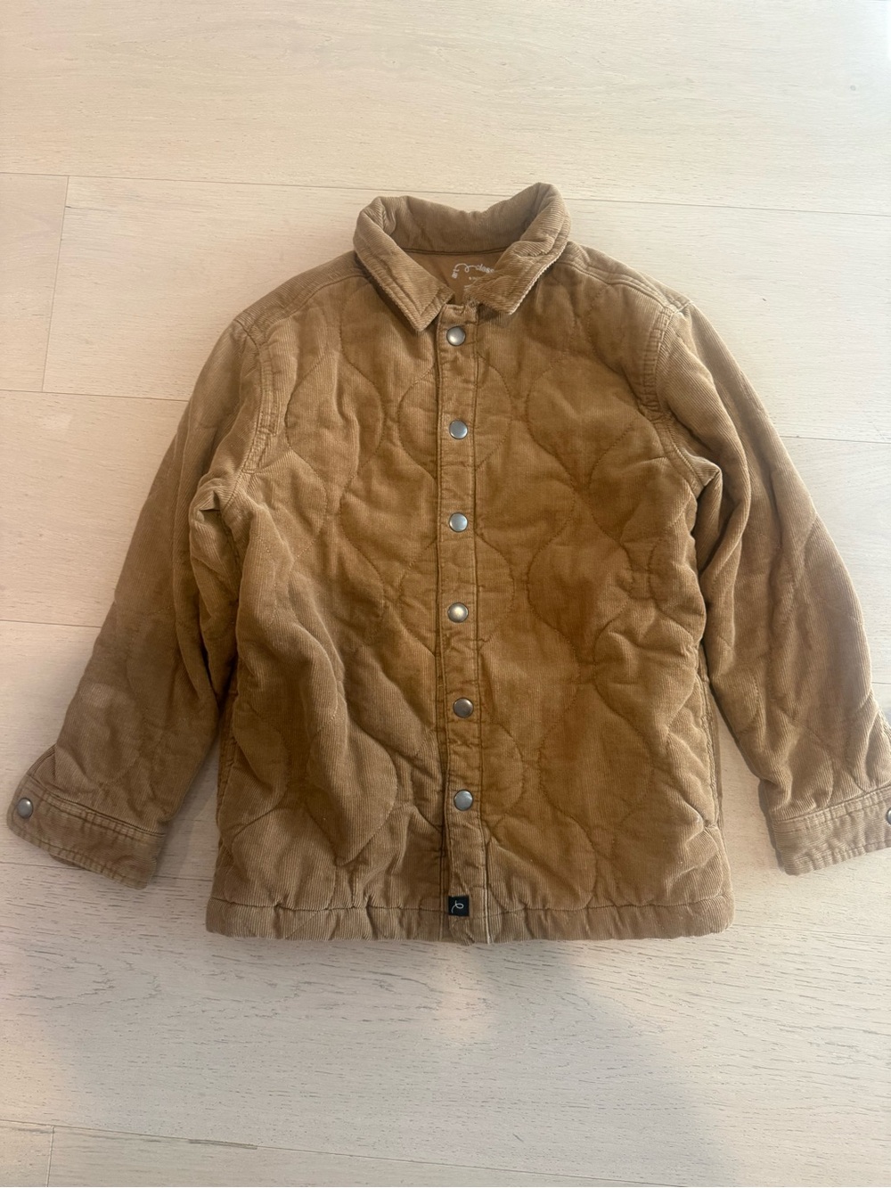Art Class Boys size 6/7 Quilted Corduroy Jacket - Tan
